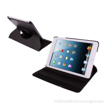 360 Degree Rotatable Litchi Texture Leather Case with Holder for iPad mini/mini 2 RetinaNew